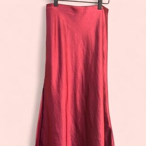 Elegant Pink/Maroon Women's Skirt